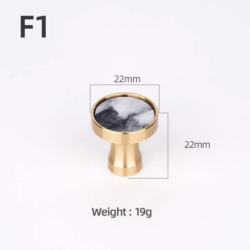 Messing Möbelgriffe Elegante Türgriffe und Griffe für Schrank Küche Schrank Schublade zieht Wandbehang Haken Shell Resin