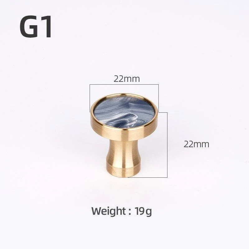 Messing Möbelgriffe Elegante Türgriffe und Griffe für Schrank Küche Schrank Schublade zieht Wandbehang Haken Shell Resin