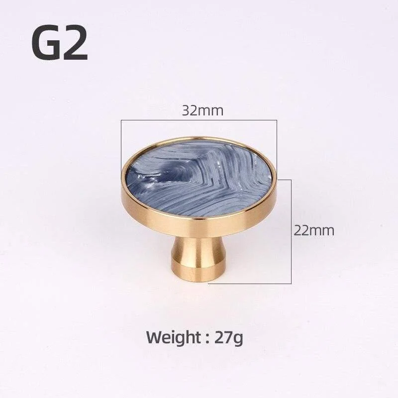 Messing Möbelgriffe Elegante Türgriffe und Griffe für Schrank Küche Schrank Schublade zieht Wandbehang Haken Shell Resin