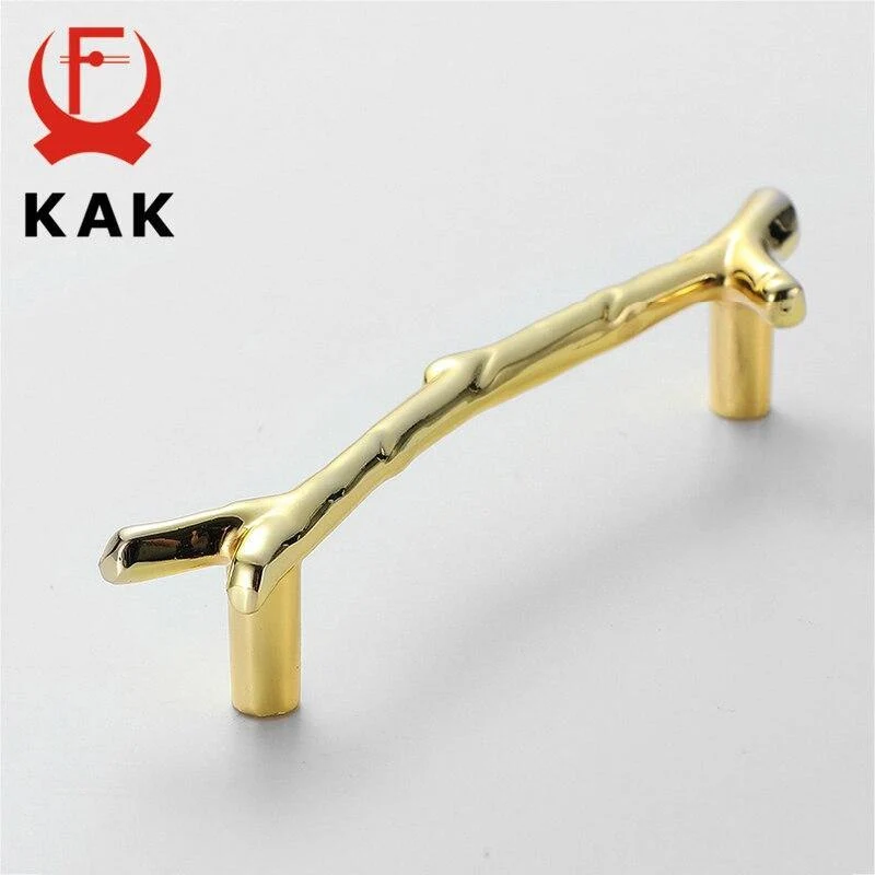 Fashion Tree Branch Möbelgriff 96 mm 128 mm Schwarz Silber Bronze Küchenschrankgriffe Schubladenknöpfe Türgriffe Hardware