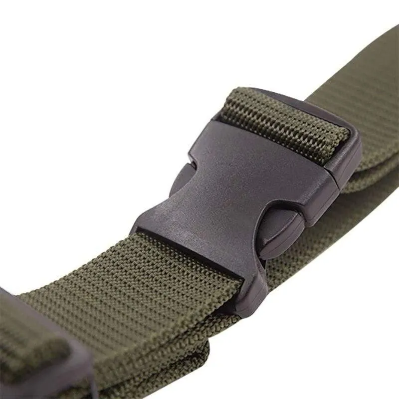 Army Belt Men Combat Taillengürtel mit Kunststoff-Steckschnalle Taktisch verstellbarer Outdoor-Gürtel für das Training