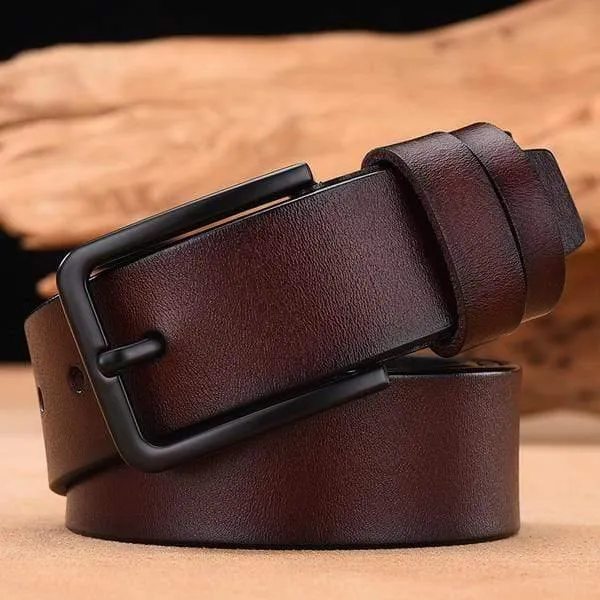 Gürtel männlich Leder Gürtel Männer Riemen männlich Echtes Leder Luxus Pin Schnalle Gürtel für Männer Gürtel Kummerbunds Ceinture Homme