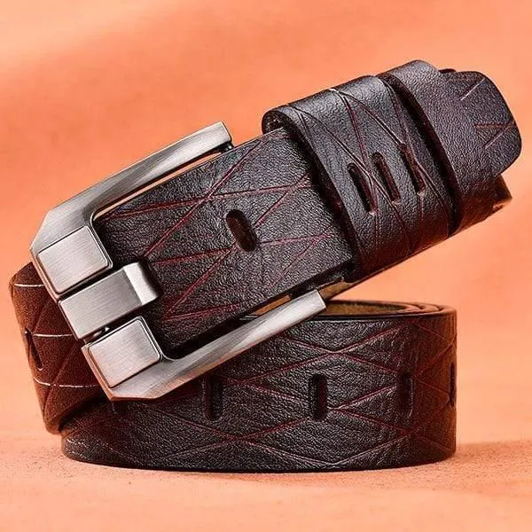 Gürtel männlich Leder Gürtel Männer Riemen männlich Echtes Leder Luxus Pin Schnalle Gürtel für Männer Gürtel Kummerbunds Ceinture Homme