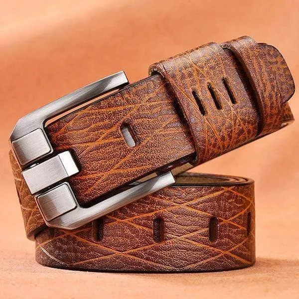 Gürtel männlich Leder Gürtel Männer Riemen männlich Echtes Leder Luxus Pin Schnalle Gürtel für Männer Gürtel Kummerbunds Ceinture Homme