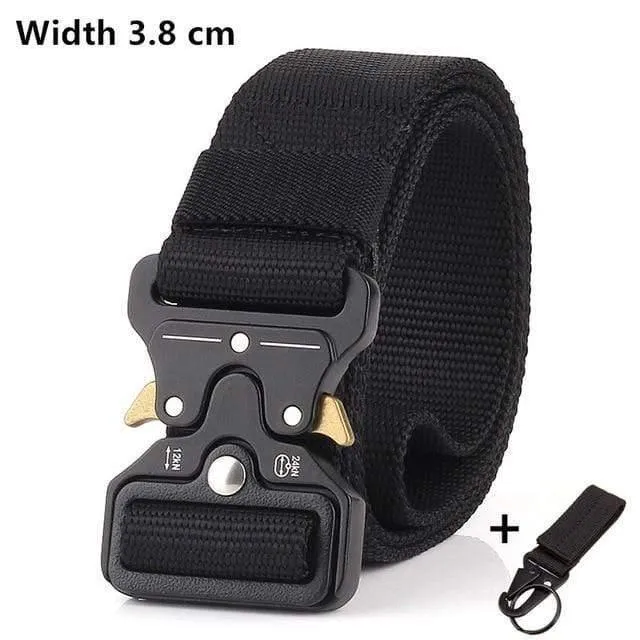125-140long Big Size Belt Männlicher taktischer Militärgürtel im Freien Taktischer Gürtel Herren Militärische Nylongürtel Armee