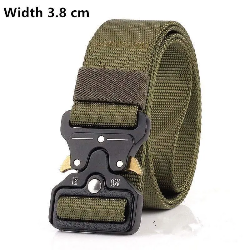 125-140long Big Size Belt Männlicher taktischer Militärgürtel im Freien Taktischer Gürtel Herren Militärische Nylongürtel Armee