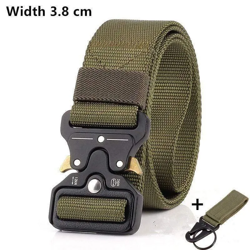 125-140long Big Size Belt Männlicher taktischer Militärgürtel im Freien Taktischer Gürtel Herren Militärische Nylongürtel Armee