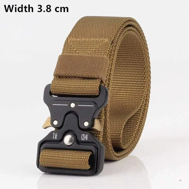 125-140long Big Size Belt Männlicher taktischer Militärgürtel im Freien Taktischer Gürtel Herren Militärische Nylongürtel Armee