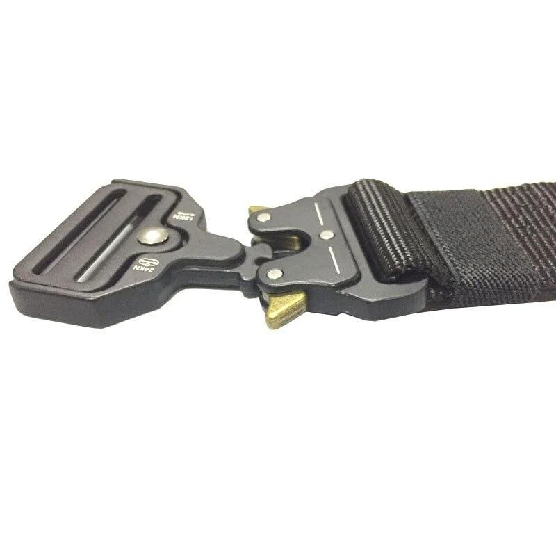 Army Tactical Belt Herren Militär Nylon Gürtel Metallknopf Army Style Jeans Gürtel Breite Outdoor Jagd Taillenriemen Homme Ceinture