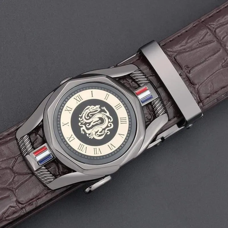 Kuh Leder herren Gürtel Luxus Krokodil Haut Textur Hohe Qualität Männlichen Leder Gürtel Für Business Anzug Automatische Schnalle