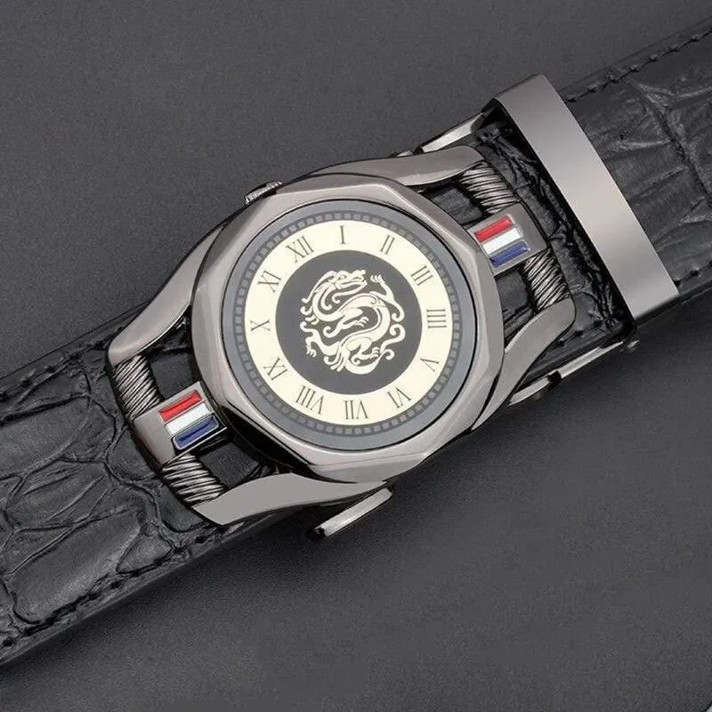 Kuh Leder herren Gürtel Luxus Krokodil Haut Textur Hohe Qualität Männlichen Leder Gürtel Für Business Anzug Automatische Schnalle