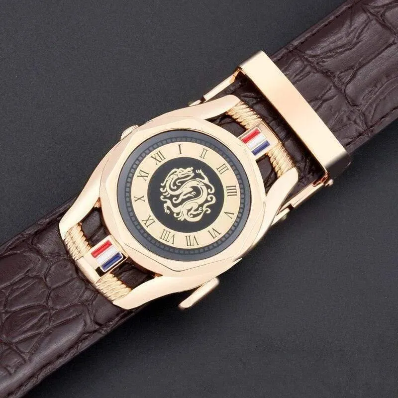 Kuh Leder herren Gürtel Luxus Krokodil Haut Textur Hohe Qualität Männlichen Leder Gürtel Für Business Anzug Automatische Schnalle