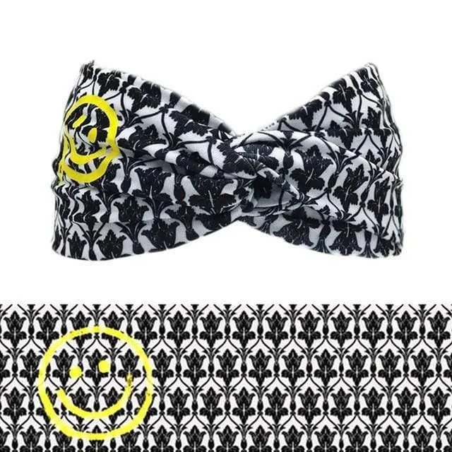 Boho-Blumen-Stirnbänder für Frauen, Vintage-Haarbänder, Schleifen, Yoga, Turban, Kopfbedeckung, Mädchen-Haar-Accessoires