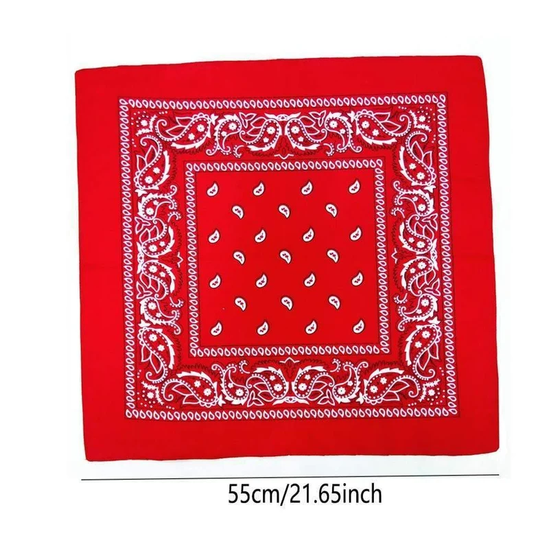 Mode Frauen Baumwolle Bandana Schal Platz Weibliche Bandanas 55 cm * 55 cm Headwear Rock Mädchen Kopf Schal Stirnbänder Haar zubehör
