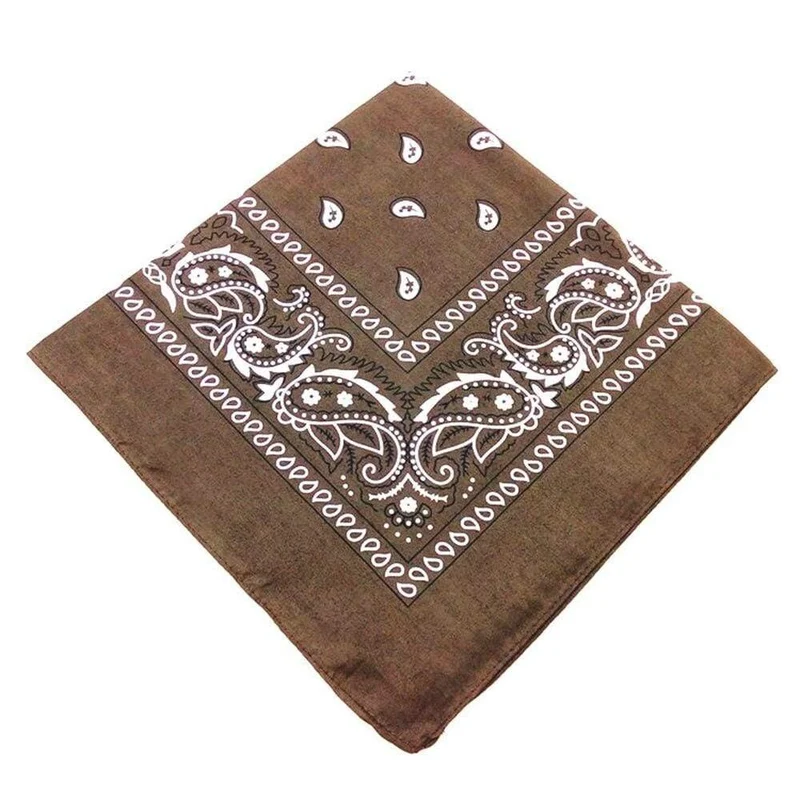 Mode Frauen Baumwolle Bandana Schal Platz Weibliche Bandanas 55 cm * 55 cm Headwear Rock Mädchen Kopf Schal Stirnbänder Haar zubehör