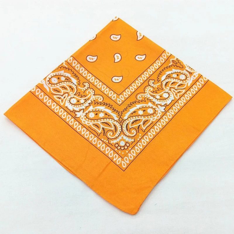 Mode Frauen Baumwolle Bandana Schal Platz Weibliche Bandanas 55 cm * 55 cm Headwear Rock Mädchen Kopf Schal Stirnbänder Haar zubehör