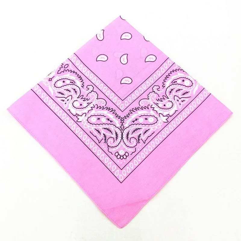 Mode Frauen Baumwolle Bandana Schal Platz Weibliche Bandanas 55 cm * 55 cm Headwear Rock Mädchen Kopf Schal Stirnbänder Haar zubehör