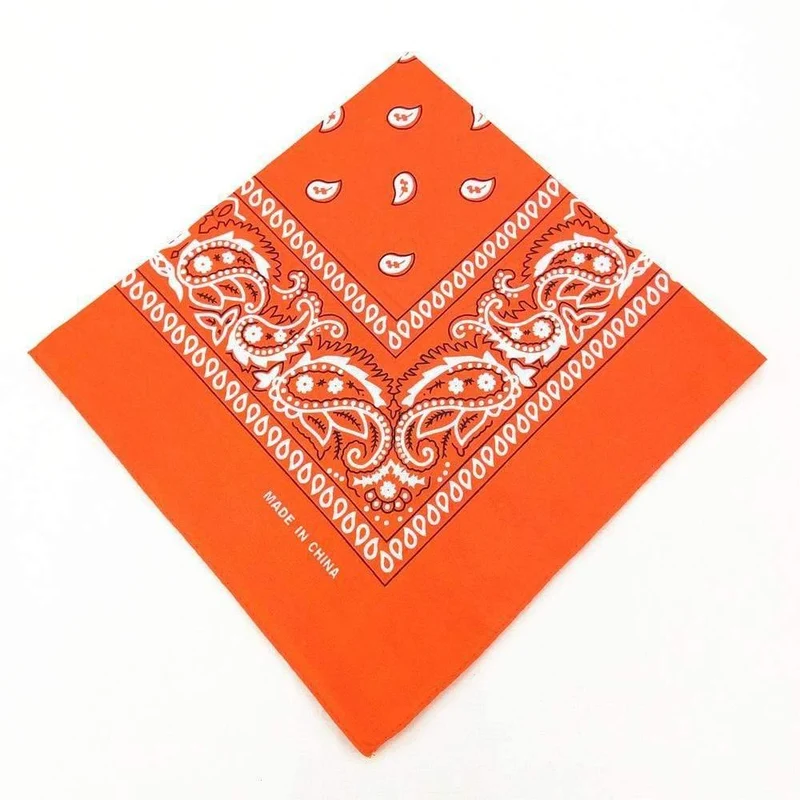 Mode Frauen Baumwolle Bandana Schal Platz Weibliche Bandanas 55 cm * 55 cm Headwear Rock Mädchen Kopf Schal Stirnbänder Haar zubehör