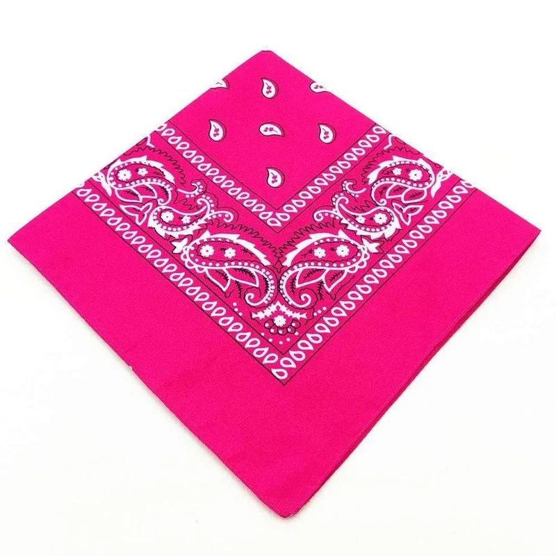 Mode Frauen Baumwolle Bandana Schal Platz Weibliche Bandanas 55 cm * 55 cm Headwear Rock Mädchen Kopf Schal Stirnbänder Haar zubehör