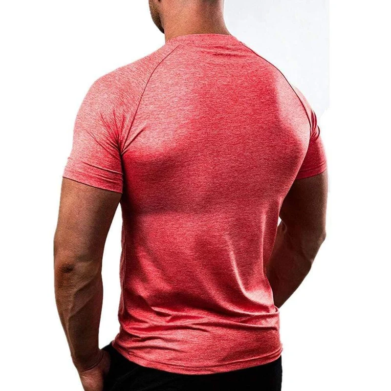 Gym T-Shirt Männer Kompression Quick Dry Fitness T-Shirt Super Elastic Skinny T-Shirts Sommer Jogger Workout Crossfit Kleidung