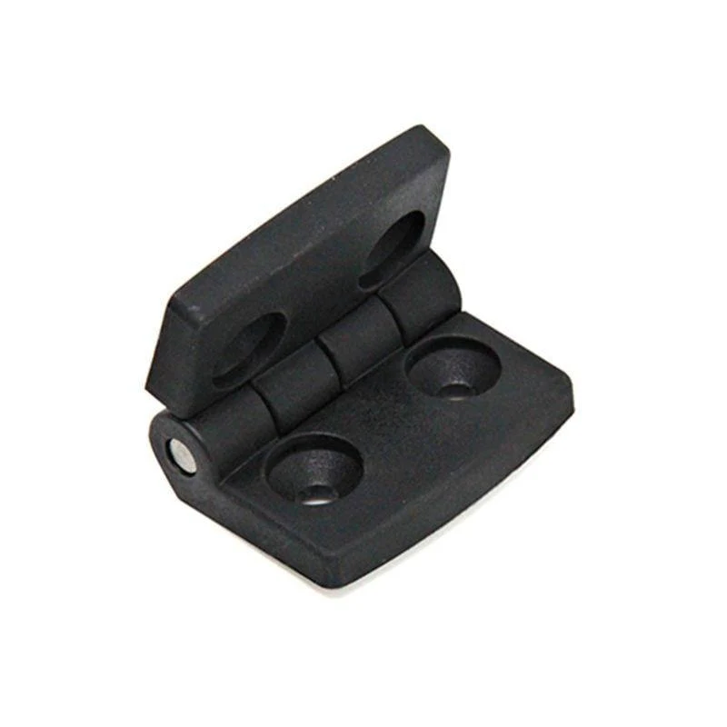 10 Stück schwarze Kunststoff-Türlager-Scharniere für Schrank, Schublade, Schmuckschatulle