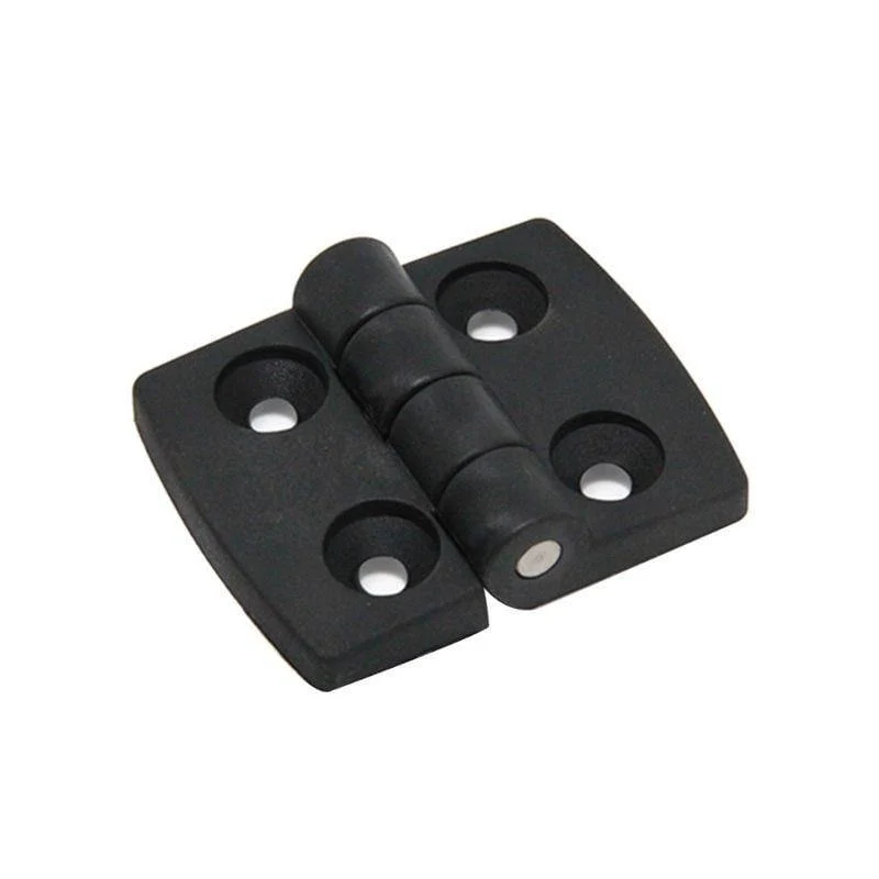10 Stück schwarze Kunststoff-Türlager-Scharniere für Schrank, Schublade, Schmuckschatulle