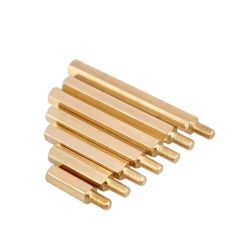 20Pcs M2 / M2.5 Abstandsschraube Pcb Abstandshalter Pilar Sechskantstreben Kupfer Bolzenmutter PC Motherboard Abstandshalter