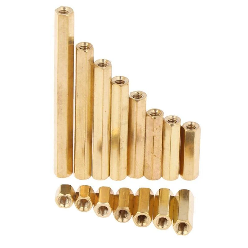 10 Stück M3 Sechskantmutter Abstandsschraube Buchse mit Messinggewinde Säule PCB Motherboard Abstandshalter 5-50MM