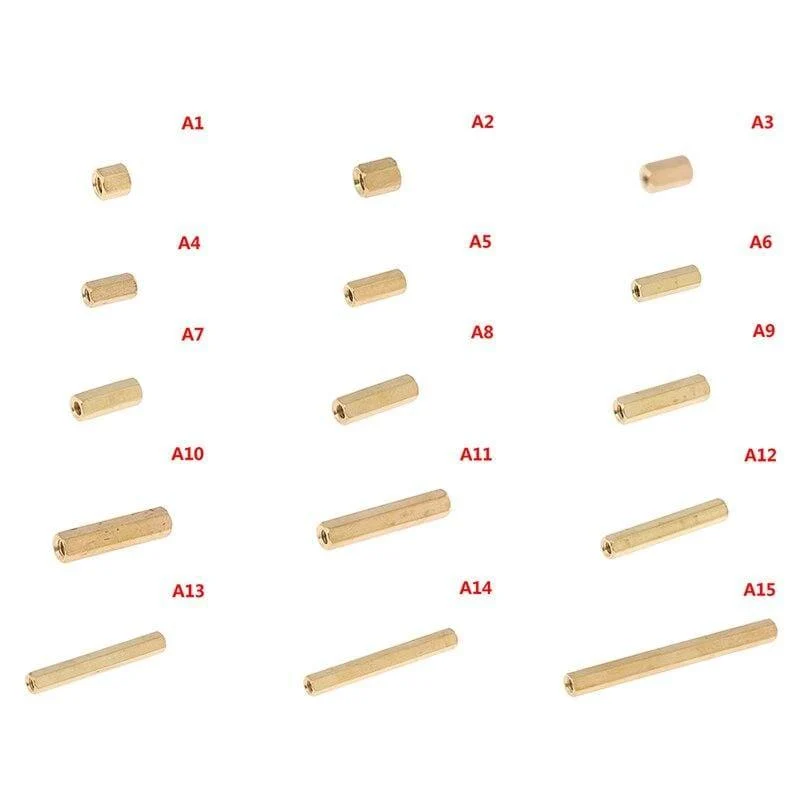 10 Stück M3 Sechskantmutter Abstandsschraube Buchse mit Messinggewinde Säule PCB Motherboard Abstandshalter 5-50MM