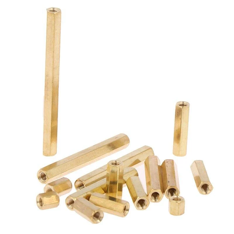 10 Stück M3 Sechskantmutter Abstandsschraube Buchse mit Messinggewinde Säule PCB Motherboard Abstandshalter 5-50MM