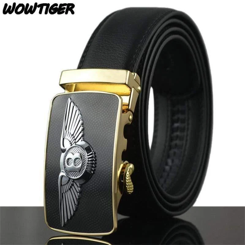 Automatische Schnalle Herren Gürtel Mode Business Gürtel Berühmte Marke Luxusgürtel Für Herren Leder