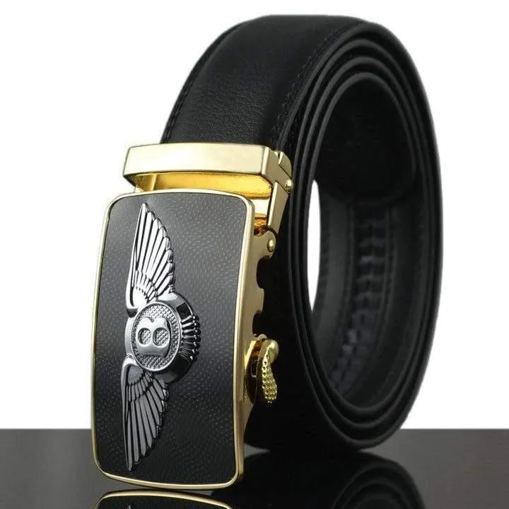 Automatische Schnalle Herren Gürtel Mode Business Gürtel Berühmte Marke Luxusgürtel Für Herren Leder