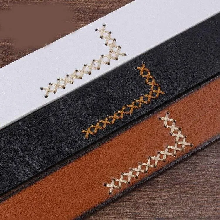 Designer Gürtel Geschenke für Männer Auto Cut Line Herren Pin Schnalle Gürtel Retro dekorative Gürtel Harajuku Hosen Punk Holographic