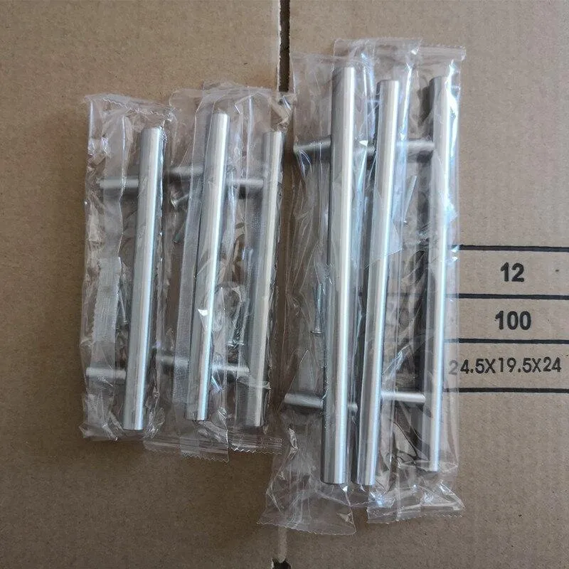 50mm-500mm Edelstahl Küchentür Schrank T-Griff Griff Zugknopf Schrankknöpfe Möbelgriff Schrank Schubladengriff