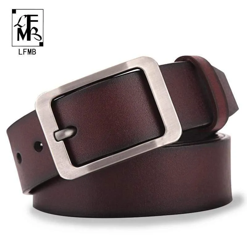 Herrengürtel Ledergürtel Herren Anstecknadel Kuh Echte Ledergürtel Für Herren 130cm Hochwertiger Herrengürtel Cinturones Hombre