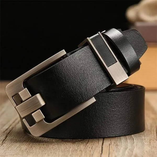 Herrengürtel Ledergürtel Herren Anstecknadel Kuh Echte Ledergürtel Für Herren 130cm Hochwertiger Herrengürtel Cinturones Hombre