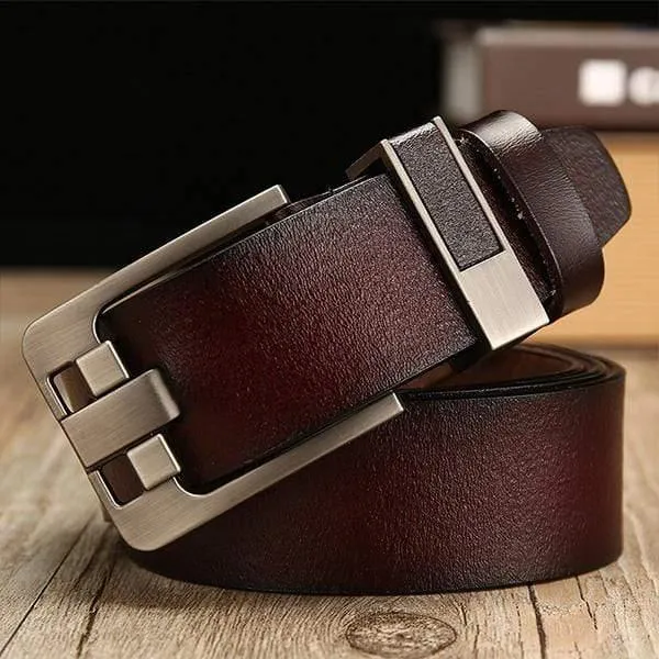 Herrengürtel Ledergürtel Herren Anstecknadel Kuh Echte Ledergürtel Für Herren 130cm Hochwertiger Herrengürtel Cinturones Hombre