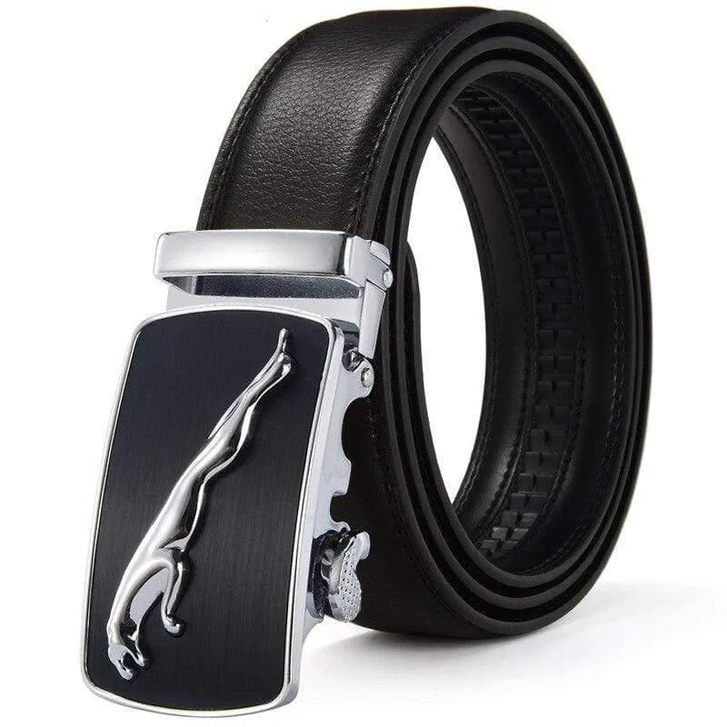 Ledergürtel Business Hosenriemen Hose Ceinture Kuhhaut Automatische Schnalle Rindsleder Herren Gürtel