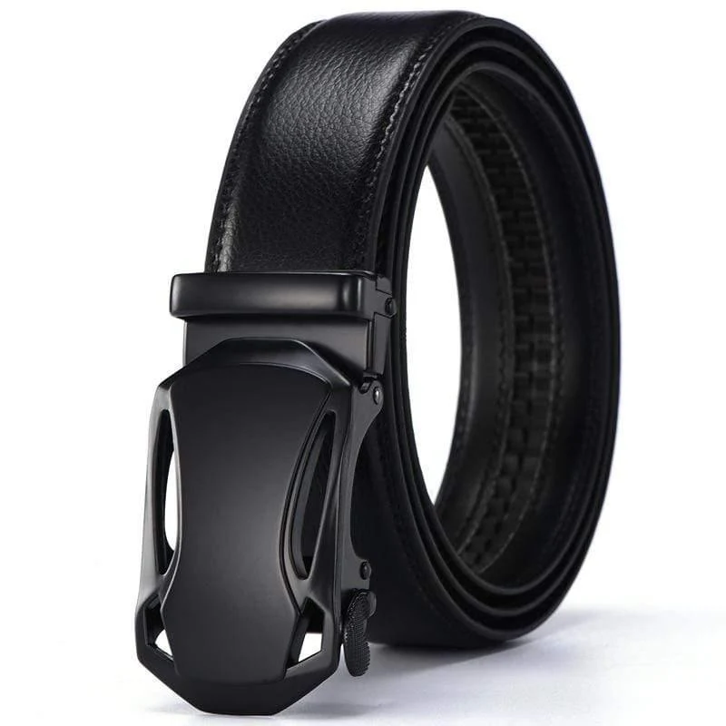 Ledergürtel Business Hosenriemen Hose Ceinture Kuhhaut Automatische Schnalle Rindsleder Herren Gürtel