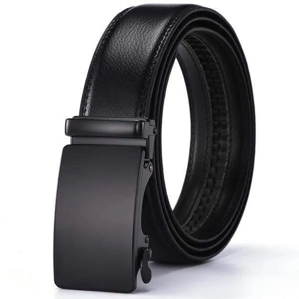 Ledergürtel Business Hosenriemen Hose Ceinture Kuhhaut Automatische Schnalle Rindsleder Herren Gürtel