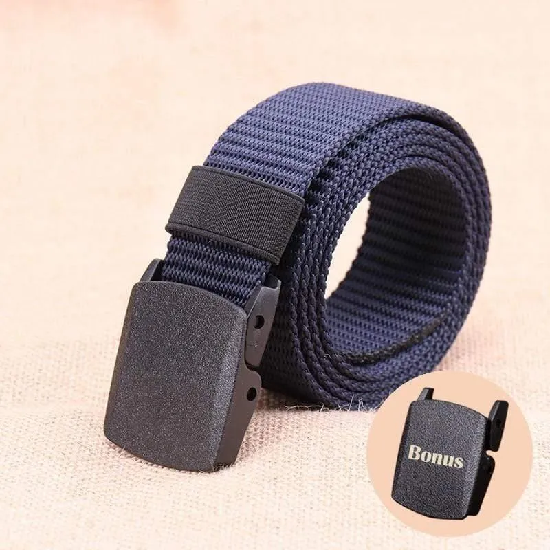 Taktischer Gürtel Männer Nylon Army Gürtel Verstellbarer Outdoor Travel Taillengürtel Army Kunststoff Schnallengürtel Für Hosen 120cm 130cm