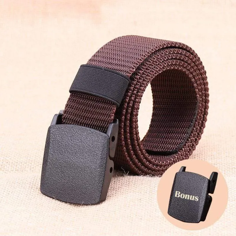 Taktischer Gürtel Männer Nylon Army Gürtel Verstellbarer Outdoor Travel Taillengürtel Army Kunststoff Schnallengürtel Für Hosen 120cm 130cm