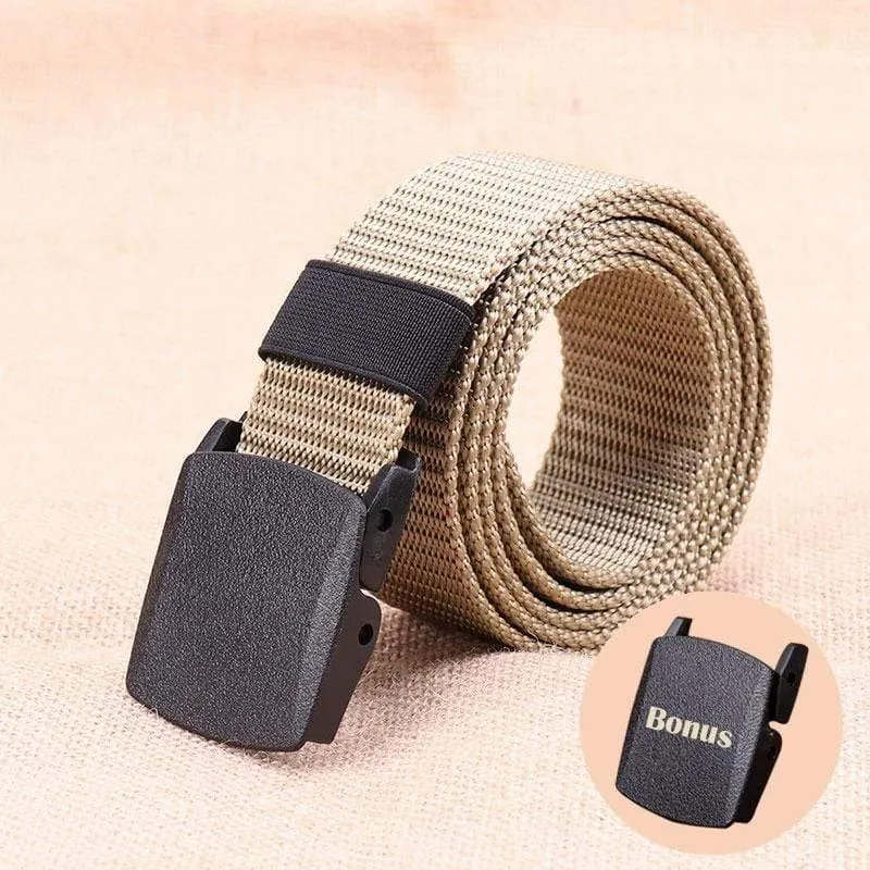 Taktischer Gürtel Männer Nylon Army Gürtel Verstellbarer Outdoor Travel Taillengürtel Army Kunststoff Schnallengürtel Für Hosen 120cm 130cm