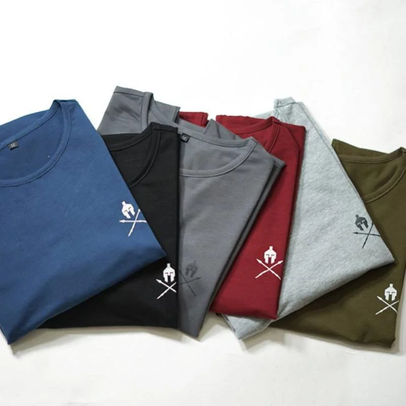 Männer Kurzarm Druck T-Shirt Turnhallen Fitness Bodybuilding Baumwolle Tops Männlich Casual Fashion Schlankes T-Shirt Jogger Man Workout Kleidung