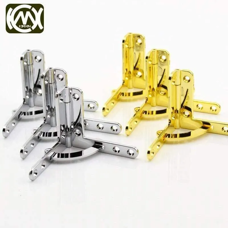2pc 38 * 43mm * 95deg KIMXIN Hochwertige Scharnierscharniere aus Zinklegierung für Uhrengehäuse Schmucketui Holzteile W-332