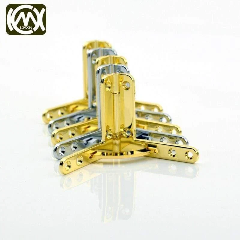 2pc 38 * 43mm * 95deg KIMXIN Hochwertige Scharnierscharniere aus Zinklegierung für Uhrengehäuse Schmucketui Holzteile W-332