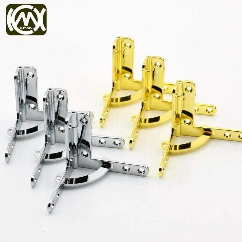 2pc 38 * 43mm * 95deg KIMXIN Hochwertige Scharnierscharniere aus Zinklegierung für Uhrengehäuse Schmucketui Holzteile W-332