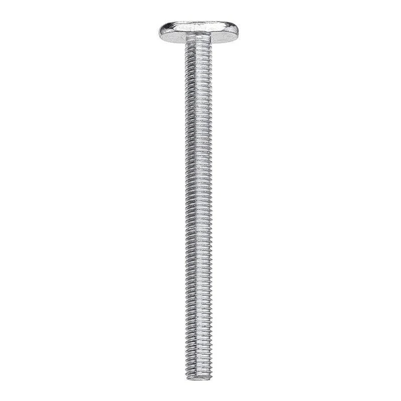 10Pcs M8X100Mm T-Nut Gleitschrauben für 30er Serie Gehrungsschiene T-Slot Holzbearbeitungswerkzeug (silber)