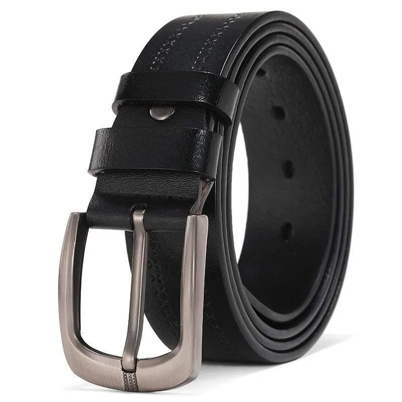 Herren Echtledergürtel Männlich Lässig Hochwertige Vintage Gürtel Für Männer Jeans Gürtel Trouse Blts Luxus Lässig