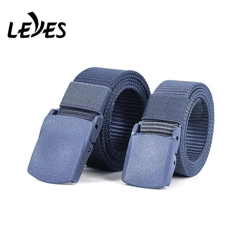 Gürtel lange Kunststoff Schnalle Taille Gurtband Leinwand breite militärische Ausbildung Nylon taktische Gürtel für Männer Jeans ohne Metall